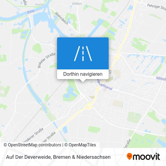 Auf Der Deverweide Karte