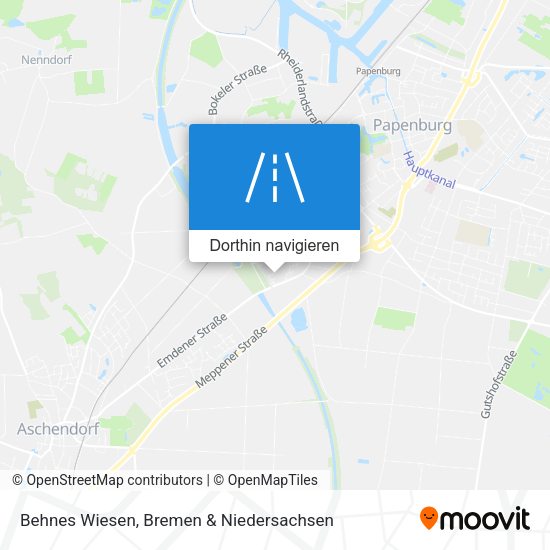Behnes Wiesen Karte