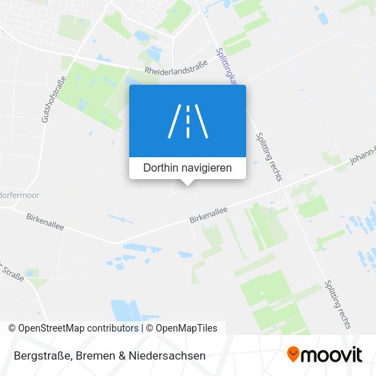 Bergstraße Karte