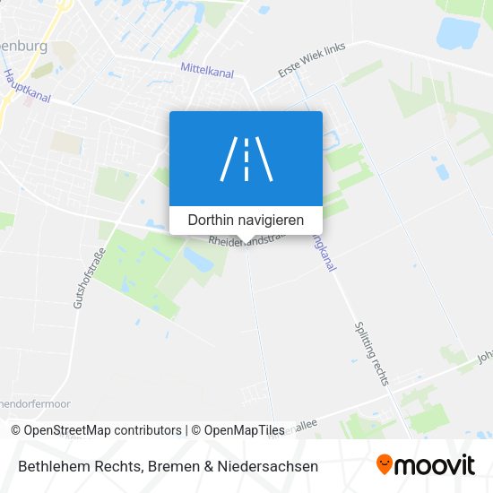 Bethlehem Rechts Karte