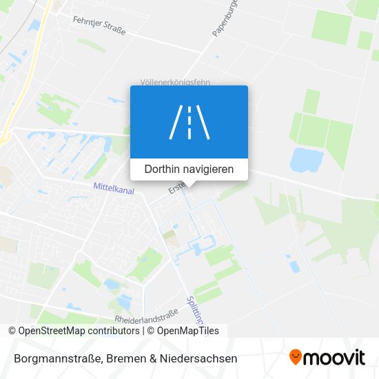 Borgmannstraße Karte