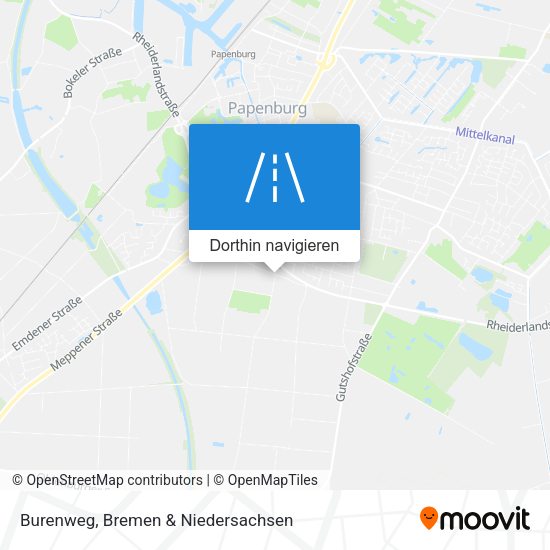 Burenweg Karte