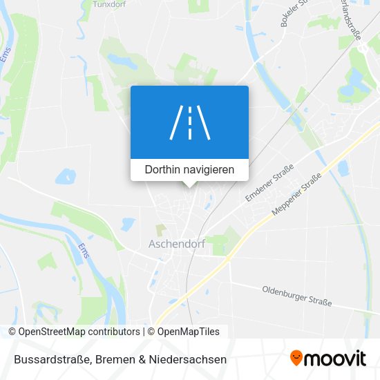 Bussardstraße Karte