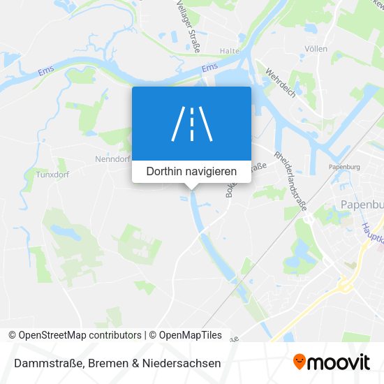 Dammstraße Karte