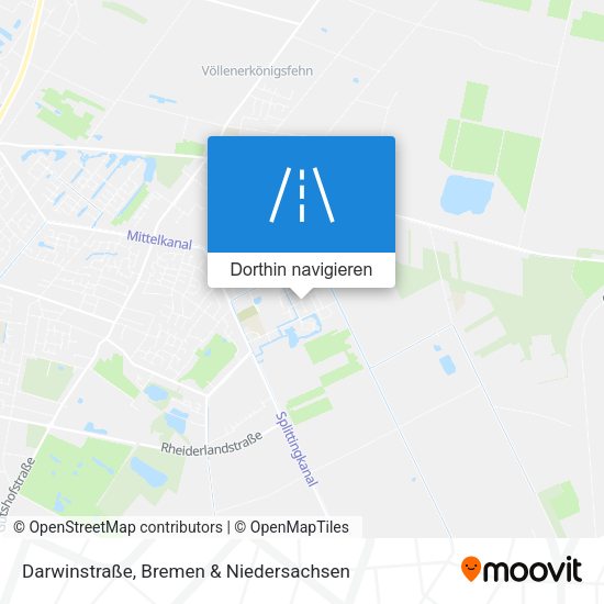 Darwinstraße Karte