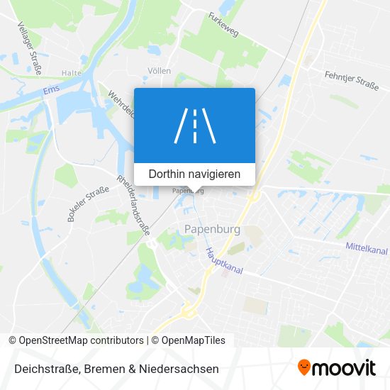 Deichstraße Karte