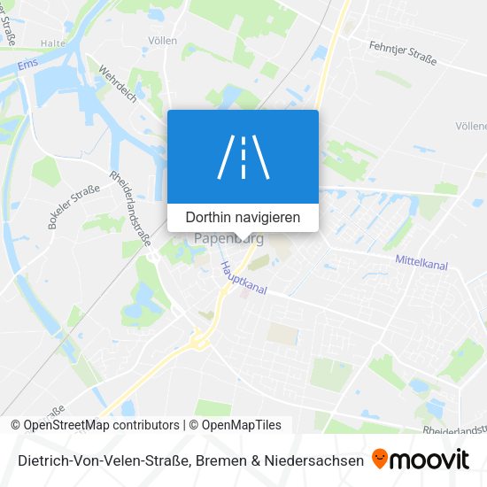 Dietrich-Von-Velen-Straße Karte