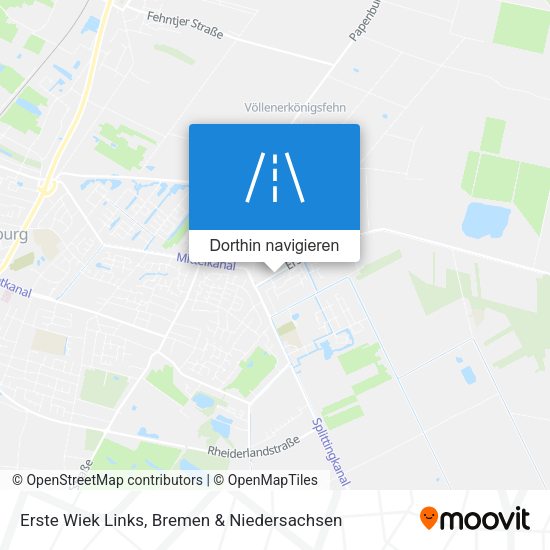 Erste Wiek Links Karte