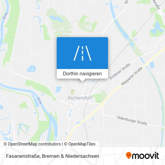 Fasanenstraße Karte
