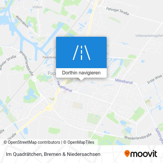 Im Quadrätchen Karte