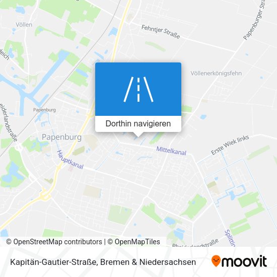 Kapitän-Gautier-Straße Karte