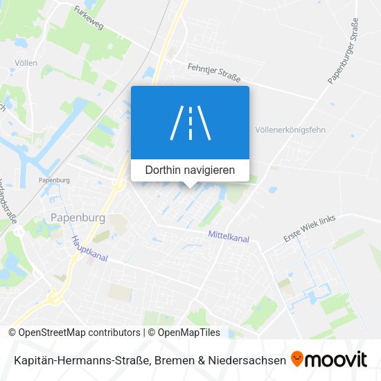 Kapitän-Hermanns-Straße Karte