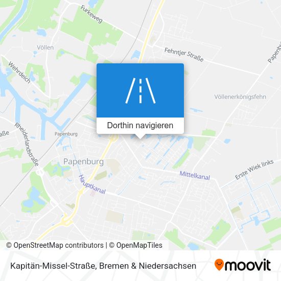 Kapitän-Missel-Straße Karte