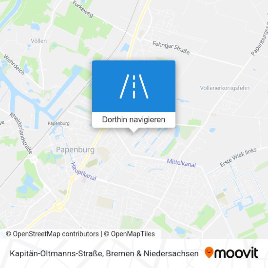Kapitän-Oltmanns-Straße Karte