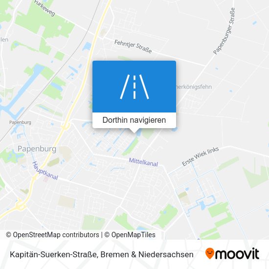 Kapitän-Suerken-Straße Karte