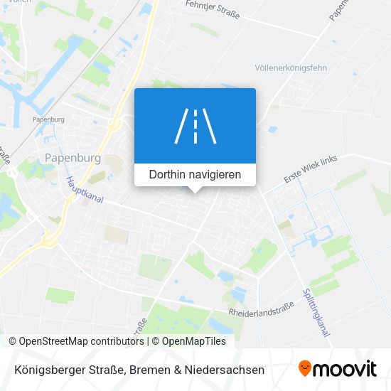 Königsberger Straße Karte