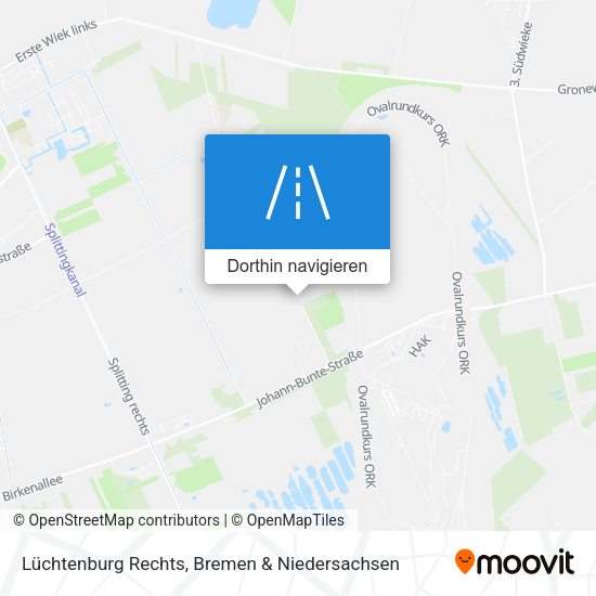 Lüchtenburg Rechts Karte