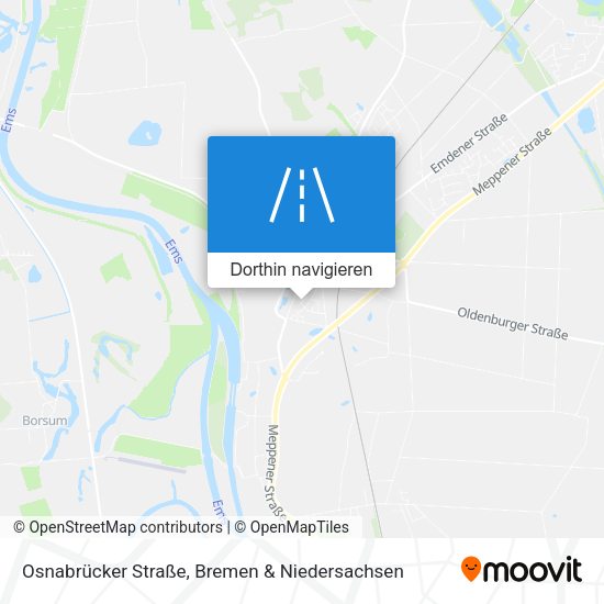 Osnabrücker Straße Karte