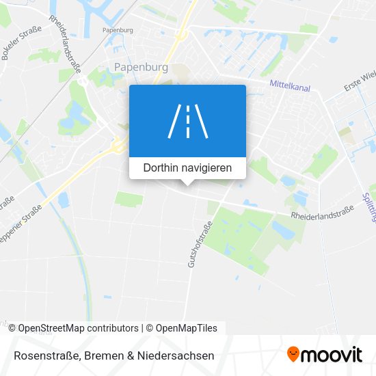 Rosenstraße Karte