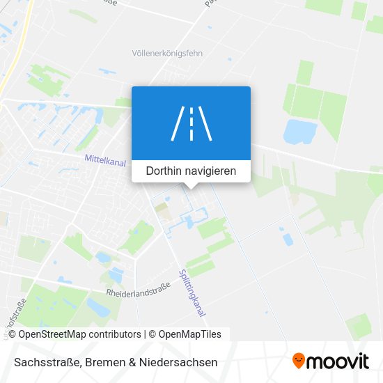 Sachsstraße Karte