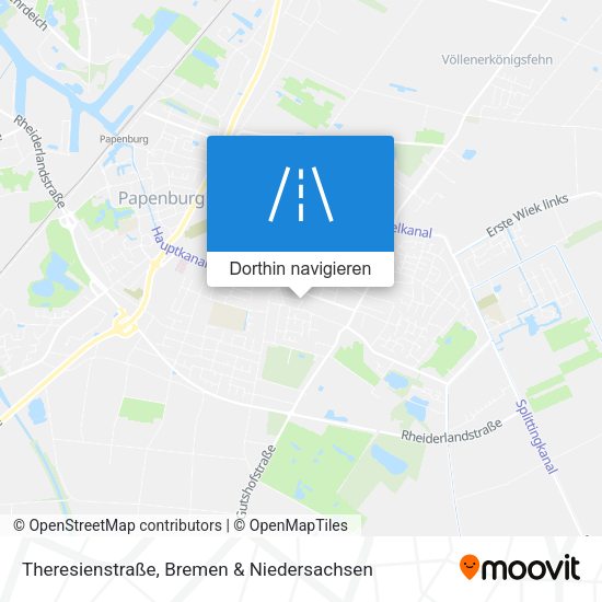 Theresienstraße Karte