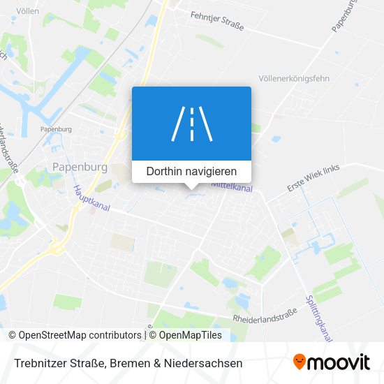 Trebnitzer Straße Karte