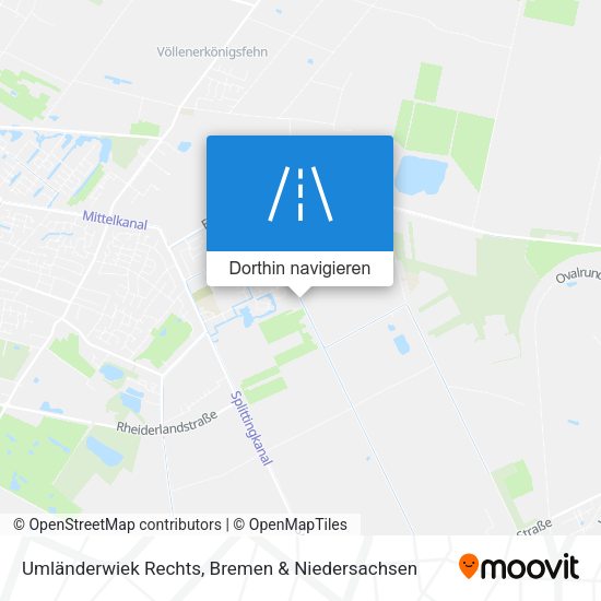 Umländerwiek Rechts Karte