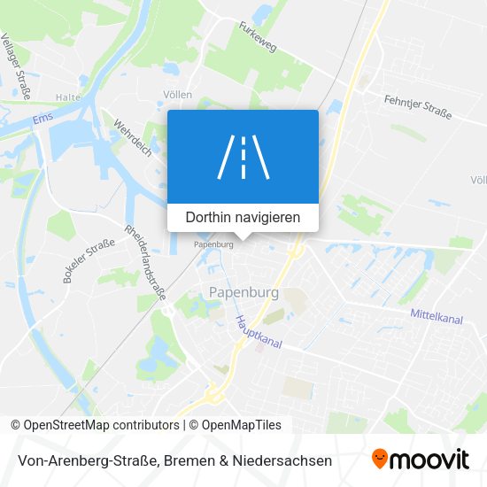 Von-Arenberg-Straße Karte