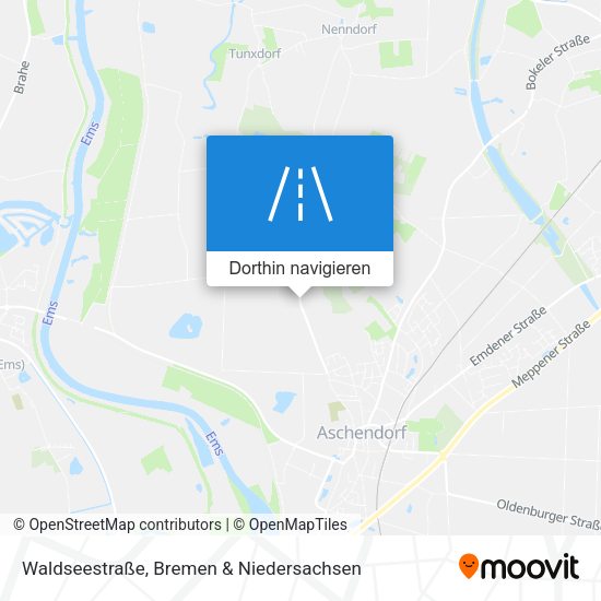 Waldseestraße Karte