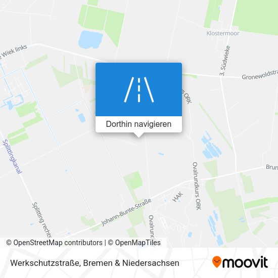 Werkschutzstraße Karte