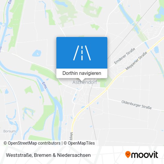 Weststraße Karte