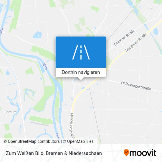 Zum Weißen Bild Karte