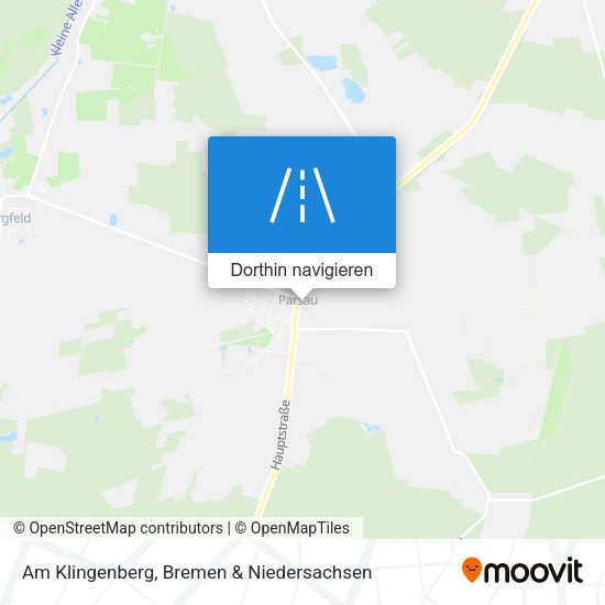 Am Klingenberg Karte