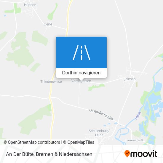An Der Bülte Karte