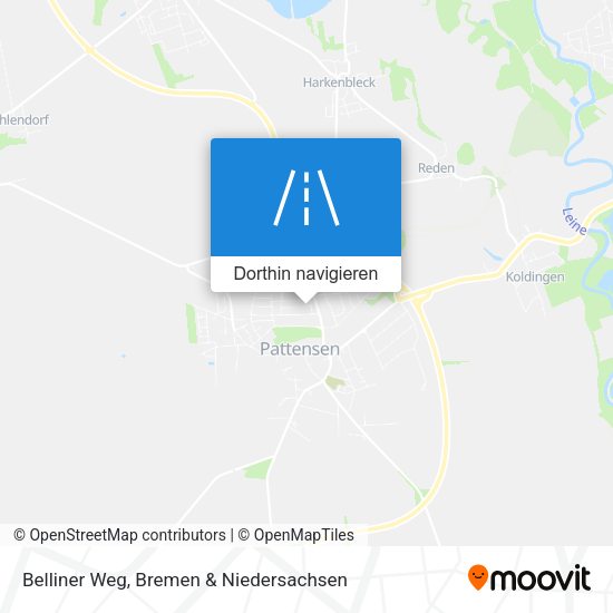 Belliner Weg Karte