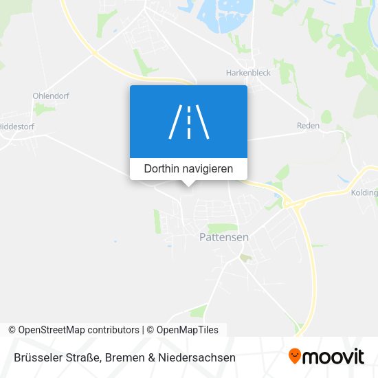 Brüsseler Straße Karte