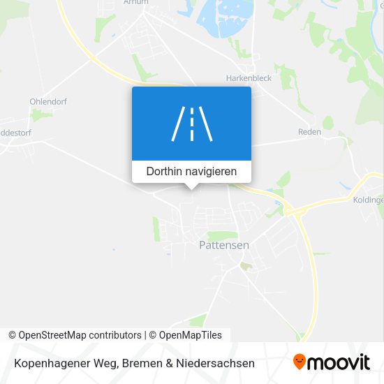 Kopenhagener Weg Karte