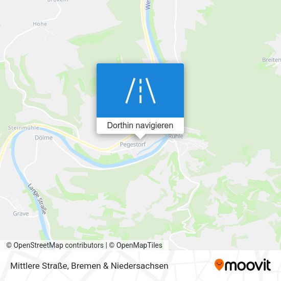 Mittlere Straße Karte