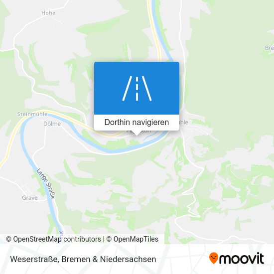 Weserstraße Karte
