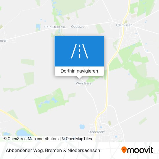 Abbensener Weg Karte