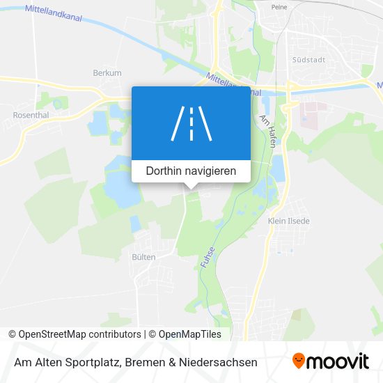 Am Alten Sportplatz Karte
