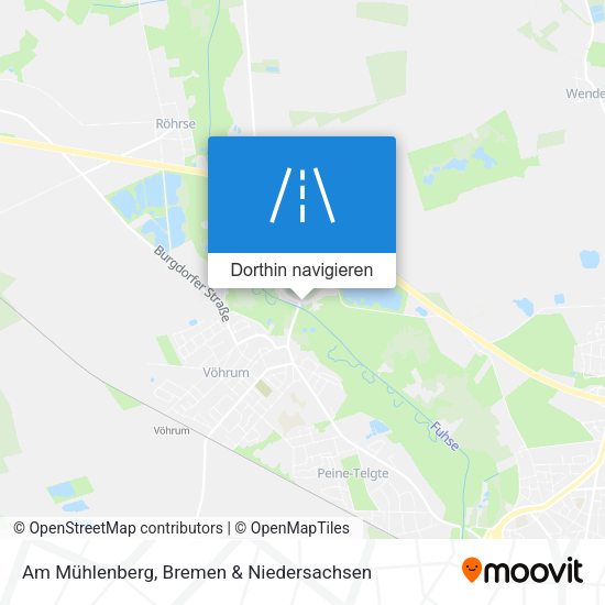 Am Mühlenberg Karte