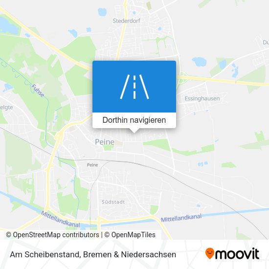 Am Scheibenstand Karte