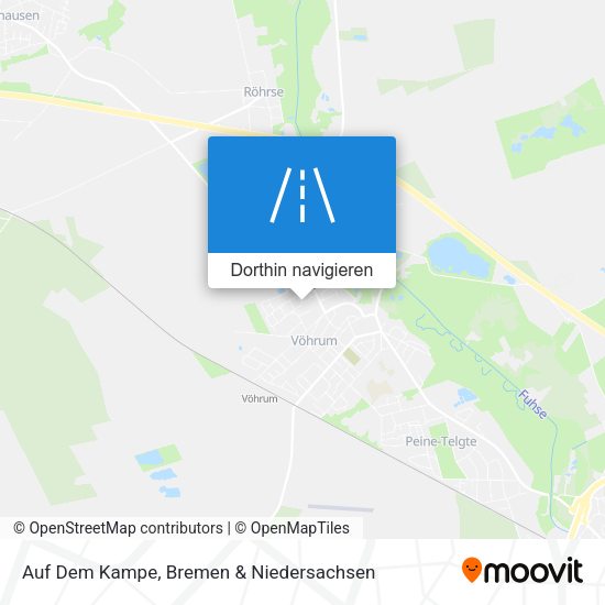 Auf Dem Kampe Karte