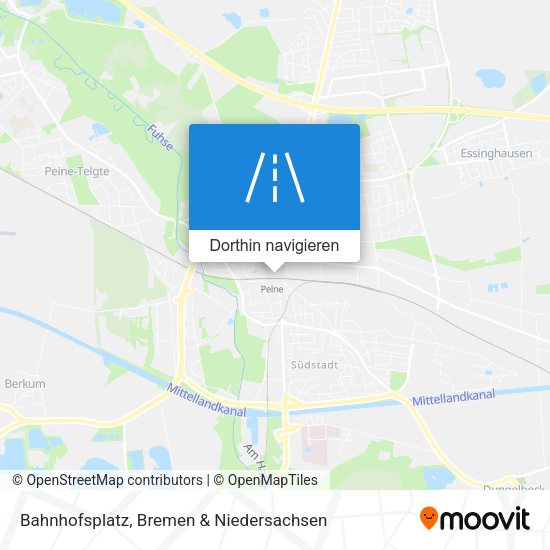 Bahnhofsplatz Karte
