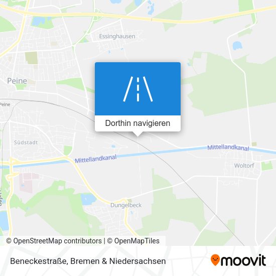 Beneckestraße Karte