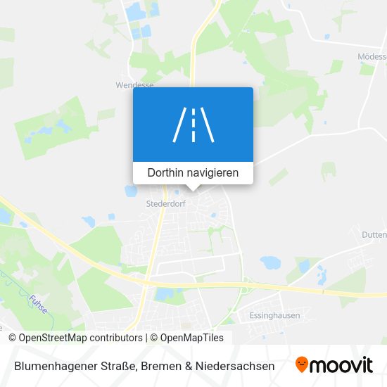 Blumenhagener Straße Karte