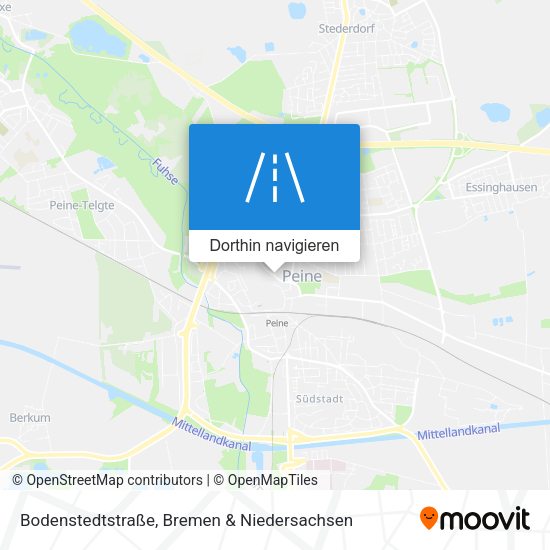 Bodenstedtstraße Karte