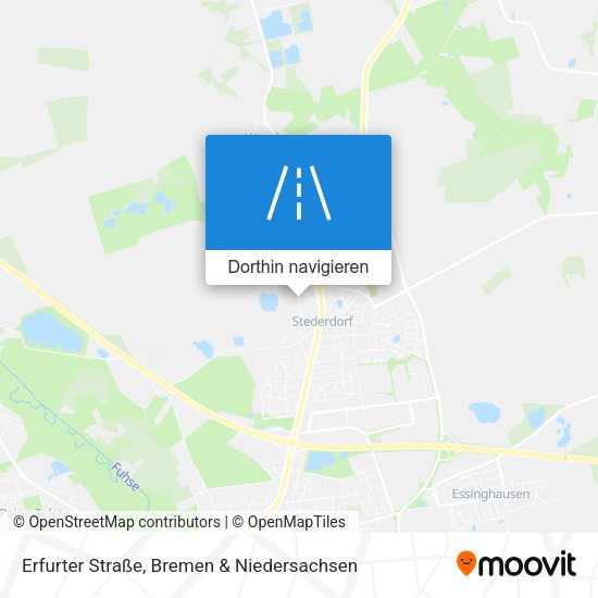 Erfurter Straße Karte
