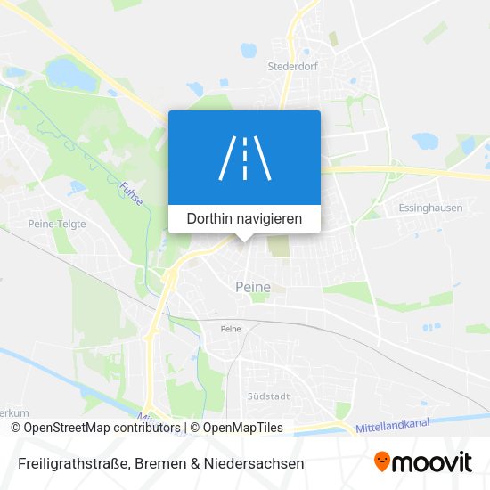 Freiligrathstraße Karte